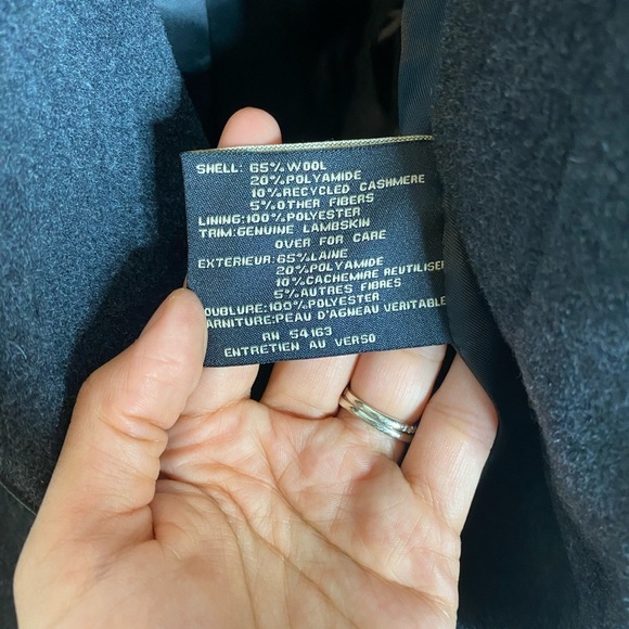 Cole Haan- Women’s Wool Cashmere Blend Pea Coat - Picture 7 of 8